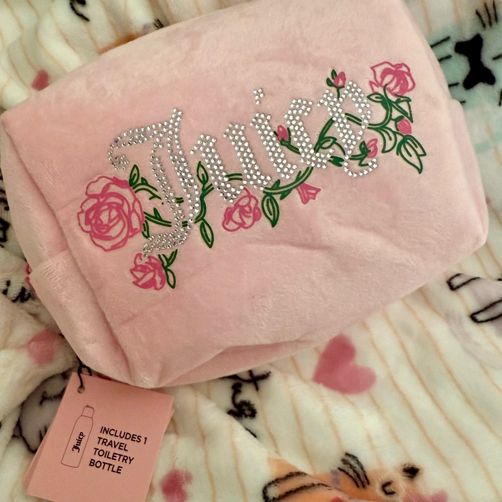 Juicy Couture Pink Cosmetic Bag